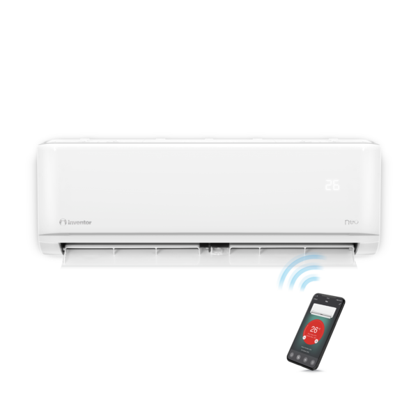 Aer conditionat Inventor Neo 18000 BTU Wi-Fi, Clasa A++, UVC și ionizator, iA plus, Modul ECO, Breeze Away