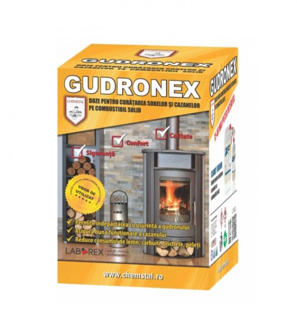 Set 4 doze Gudronex 250 g pentru curatat cazane