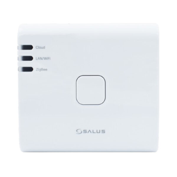 Gateway Salus UG800, comunicare wireless ZigBee, integrare smart cu pana la 200 de dispozitive, alb